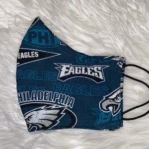 Face Mask w Filter Pocket Philadelphia Eagles New